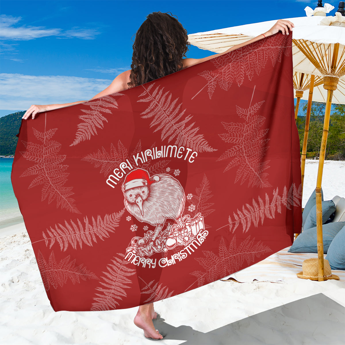 new-zealand-christmas-sarong-silver-fern-mix-kiwi-bird-ver01