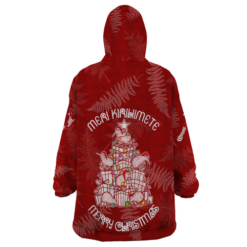 new-zealand-christmas-wearable-blanket-hoodie-silver-fern-mix-kiwi-bird-ver02