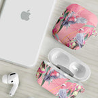 Australia Breast Cancer Awareness AirPods Case Pink Galah with Eucalyptus Flowers - Aussie Hoodie