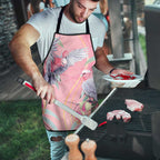 Australia Breast Cancer Awareness Apron Pink Galah with Eucalyptus Flowers - Aussie Hoodie