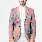 Australia Breast Cancer Awareness Blazer Pink Galah with Eucalyptus Flowers - Aussie Hoodie