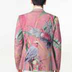 Australia Breast Cancer Awareness Blazer Pink Galah with Eucalyptus Flowers - Aussie Hoodie