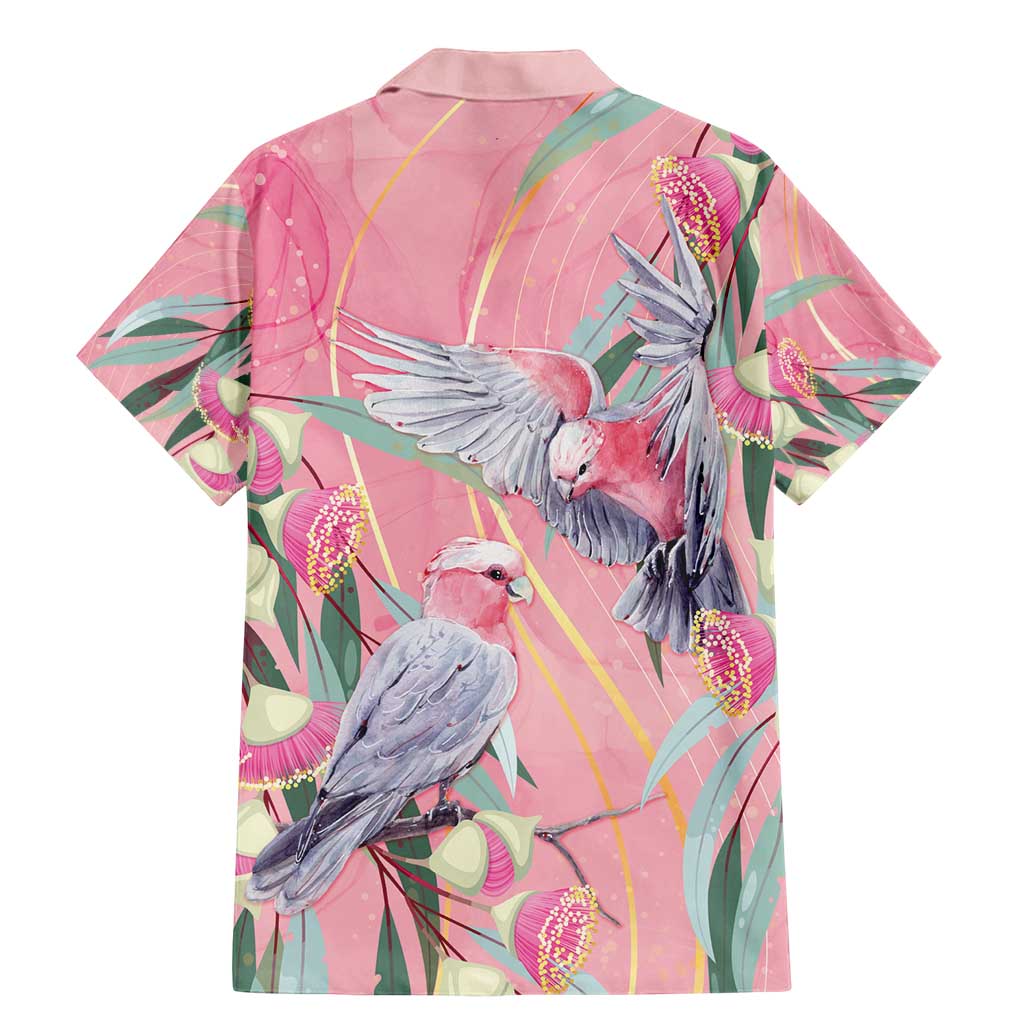 Australia Breast Cancer Awareness Family Matching Mermaid Dress and Hawaiian Shirt Pink Galah with Eucalyptus Flowers - Aussie Hoodie