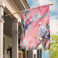 Australia Breast Cancer Awareness Garden Flag Pink Galah with Eucalyptus Flowers - Aussie Hoodie