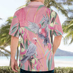 Australia Breast Cancer Awareness Hawaiian Shirt Pink Galah with Eucalyptus Flowers - Aussie Hoodie