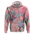 Australia Breast Cancer Awareness Hoodie Pink Galah with Eucalyptus Flowers - Aussie Hoodie