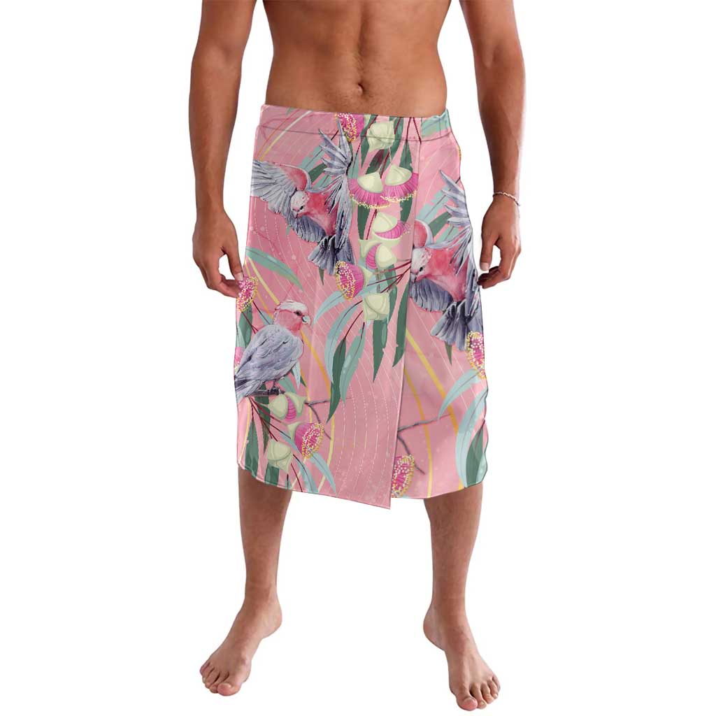 Australia Breast Cancer Awareness Lavalava Pink Galah with Eucalyptus Flowers - Aussie Hoodie