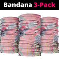 Australia Breast Cancer Awareness Neck Gaiter Pink Galah with Eucalyptus Flowers - Aussie Hoodie