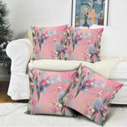 Australia Breast Cancer Awareness Pillow Cover Pink Galah with Eucalyptus Flowers - Aussie Hoodie