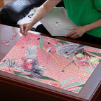 Australia Breast Cancer Awareness Puzzle Pink Galah with Eucalyptus Flowers - Aussie Hoodie