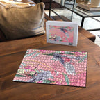 Australia Breast Cancer Awareness Puzzle Pink Galah with Eucalyptus Flowers - Aussie Hoodie