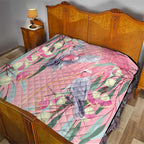 Australia Breast Cancer Awareness Quilt Pink Galah with Eucalyptus Flowers - Aussie Hoodie