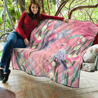 Australia Breast Cancer Awareness Quilt Pink Galah with Eucalyptus Flowers - Aussie Hoodie