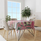 Australia Breast Cancer Awareness Tablecloth Pink Galah with Eucalyptus Flowers - Aussie Hoodie