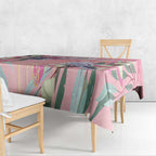 Australia Breast Cancer Awareness Tablecloth Pink Galah with Eucalyptus Flowers - Aussie Hoodie