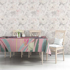 Australia Breast Cancer Awareness Tablecloth Pink Galah with Eucalyptus Flowers - Aussie Hoodie