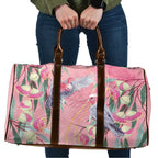 Australia Breast Cancer Awareness Travel Bag Pink Galah with Eucalyptus Flowers - Aussie Hoodie