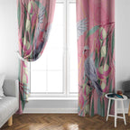 Australia Breast Cancer Awareness Window Curtain Pink Galah with Eucalyptus Flowers - Aussie Hoodie