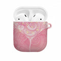 Breast Cancer Awareness Maori Aotearoa AirPods Case Manta Ray - Pink Glaze - Aussie Hoodie