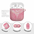 Breast Cancer Awareness Maori Aotearoa AirPods Case Manta Ray - Pink Glaze - Aussie Hoodie
