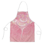Breast Cancer Awareness Maori Aotearoa Apron Manta Ray - Pink Glaze - Aussie Hoodie
