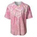 Breast Cancer Awareness Maori Aotearoa Baseball Jersey Manta Ray - Pink Glaze - Aussie Hoodie