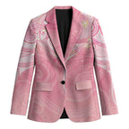 Breast Cancer Awareness Maori Aotearoa Blazer Manta Ray - Pink Glaze - Aussie Hoodie