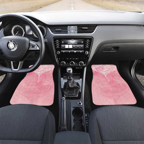 Breast Cancer Awareness Maori Aotearoa Car Mats Manta Ray - Pink Glaze - Aussie Hoodie