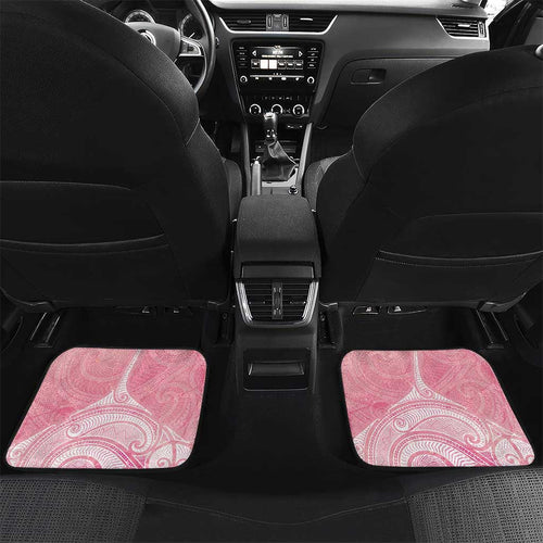 Breast Cancer Awareness Maori Aotearoa Car Mats Manta Ray - Pink Glaze - Aussie Hoodie