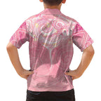 Breast Cancer Awareness Maori Aotearoa Family Matching Mermaid Dress and Hawaiian Shirt Manta Ray - Pink Glaze - Aussie Hoodie