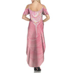 Breast Cancer Awareness Maori Aotearoa Family Matching Summer Maxi Dress and Hawaiian Shirt Manta Ray - Pink Glaze - Aussie Hoodie