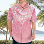 Breast Cancer Awareness Maori Aotearoa Hawaiian Shirt Manta Ray - Pink Glaze - Aussie Hoodie