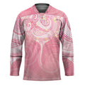 Breast Cancer Awareness Maori Aotearoa Hockey Jersey Manta Ray - Pink Glaze - Aussie Hoodie
