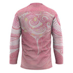 Breast Cancer Awareness Maori Aotearoa Hockey Jersey Manta Ray - Pink Glaze - Aussie Hoodie