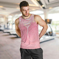 Breast Cancer Awareness Maori Aotearoa Men Tank Top Manta Ray - Pink Glaze - Aussie Hoodie
