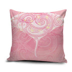 Breast Cancer Awareness Maori Aotearoa Pillow Cover Manta Ray - Pink Glaze - Aussie Hoodie