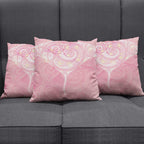 Breast Cancer Awareness Maori Aotearoa Pillow Cover Manta Ray - Pink Glaze - Aussie Hoodie