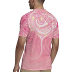 Breast Cancer Awareness Maori Aotearoa Rugby Jersey Manta Ray - Pink Glaze - Aussie Hoodie