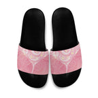 Breast Cancer Awareness Maori Aotearoa Slide Sandals Manta Ray - Pink Glaze - Aussie Hoodie