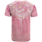 Breast Cancer Awareness Maori Aotearoa T Shirt Manta Ray - Pink Glaze - Aussie Hoodie