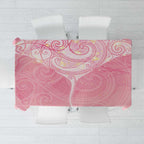 Breast Cancer Awareness Maori Aotearoa Tablecloth Manta Ray - Pink Glaze - Aussie Hoodie