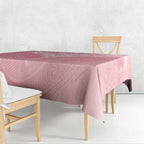 Breast Cancer Awareness Maori Aotearoa Tablecloth Manta Ray - Pink Glaze - Aussie Hoodie