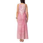 Breast Cancer Awareness Maori Aotearoa Tank Maxi Dress Manta Ray - Pink Glaze - Aussie Hoodie