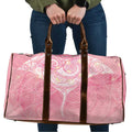 Breast Cancer Awareness Maori Aotearoa Travel Bag Manta Ray - Pink Glaze - Aussie Hoodie