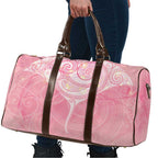 Breast Cancer Awareness Maori Aotearoa Travel Bag Manta Ray - Pink Glaze - Aussie Hoodie
