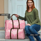 Breast Cancer Awareness Maori Aotearoa Travel Bag Manta Ray - Pink Glaze - Aussie Hoodie