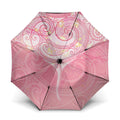 Breast Cancer Awareness Maori Aotearoa Umbrella Manta Ray - Pink Glaze - Aussie Hoodie