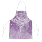 Epilepsy Awareness Maori Aotearoa Apron Manta Ray - Purple Glaze - Aussie Hoodie