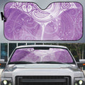 Epilepsy Awareness Maori Aotearoa Auto Sun Shade Manta Ray - Purple Glaze - Aussie Hoodie