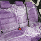 Epilepsy Awareness Maori Aotearoa Back Car Seat Cover Manta Ray - Purple Glaze - Aussie Hoodie